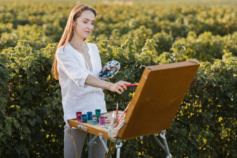 painting in nature